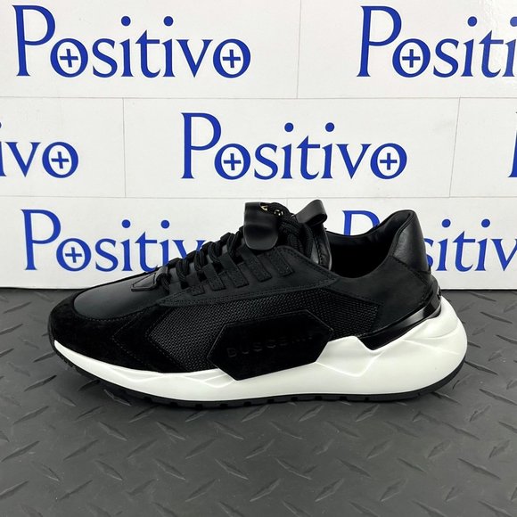Buscemi Womens Run 2 Black Suede Sneakers US 7 SAMPLE - Picture 1 of 7